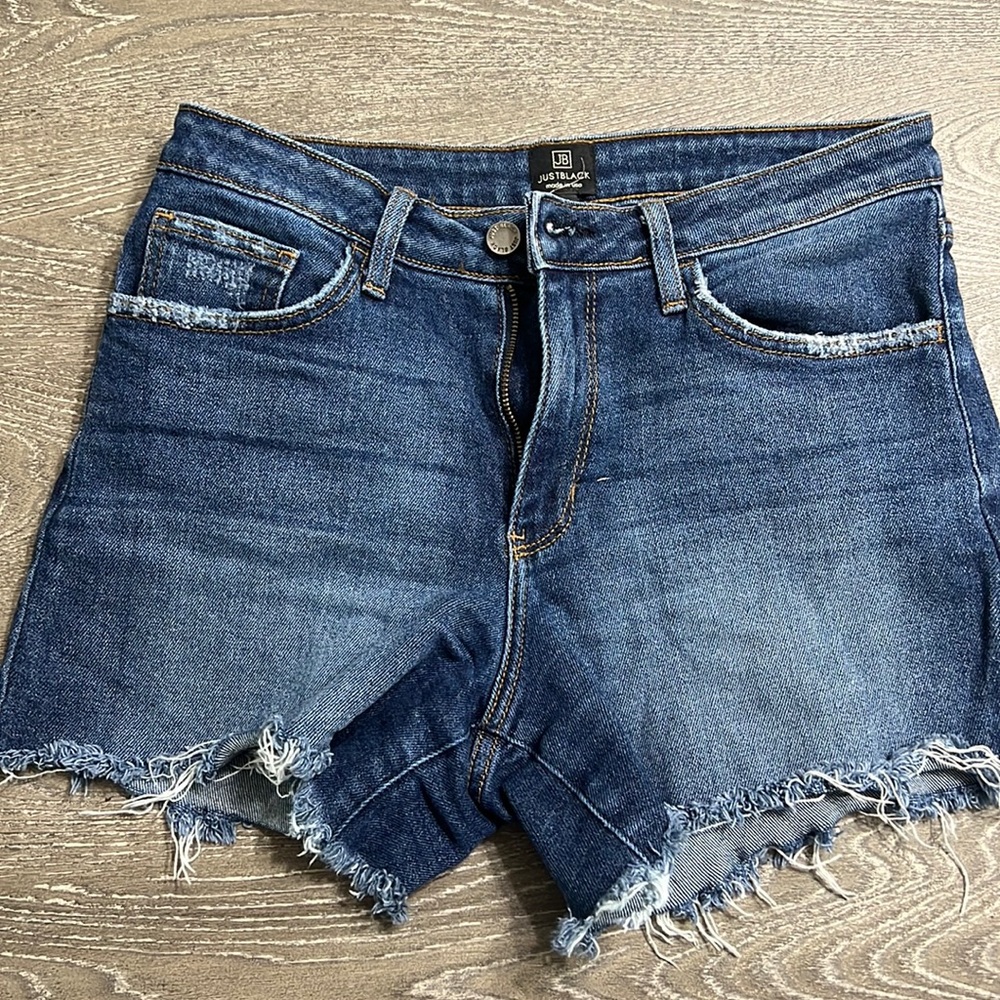 Just Black Denim Shorts size medium